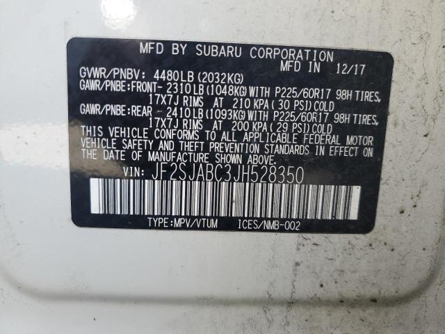 2018 Subaru Forester 2.5I