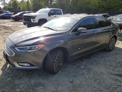 Ford salvage cars for sale: 2017 Ford Fusion SE