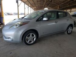 Nissan salvage cars for sale: 2012 Nissan Leaf SV