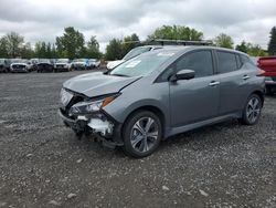 Nissan salvage cars for sale: 2021 Nissan Leaf SV Plus