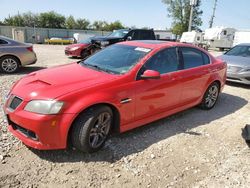 Pontiac salvage cars for sale: 2008 Pontiac G8