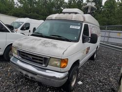 Ford Econoline e350 Super Duty Vehiculos salvage en venta: 2007 Ford Econoline E350 Super Duty Van