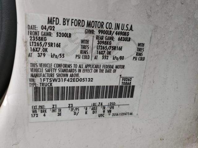 2002 Ford F350 SRW Super Duty
