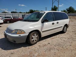 Salvage cars for sale from Copart Oklahoma City, OK: 2002 Ford Windstar LX