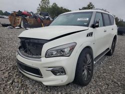 Infiniti salvage cars for sale: 2017 Infiniti QX80 Base