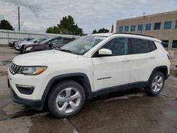 Jeep Compass salvage cars for sale: 2018 Jeep Compass Latitude