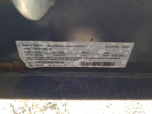 2024 Other 2024 Other Heavy Equipment Trailer