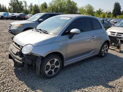 Fiat 500 salvage cars for sale: 2017 Fiat 500 Electric