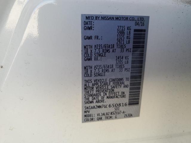 2016 Nissan Pathfinder S