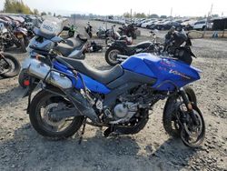 Salvage motorcycles for sale at Eugene, OR auction: 2008 Suzuki DL650 A