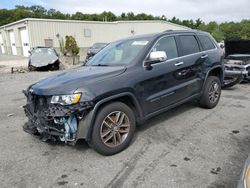 Salvage cars for sale from Copart Exeter, RI: 2017 Jeep Grand Cherokee Limited