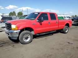 Ford f350 srw Super Duty salvage cars for sale: 2001 Ford F350 SRW Super Duty