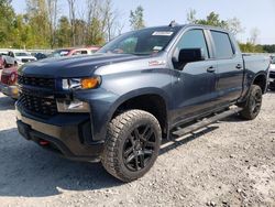 Chevrolet salvage cars for sale: 2021 Chevrolet Silverado K1500 Trail Boss Custom