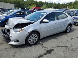 Toyota Corolla salvage cars for sale: 2018 Toyota Corolla L