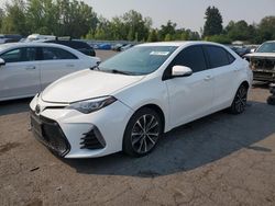 Toyota Corolla salvage cars for sale: 2018 Toyota Corolla L