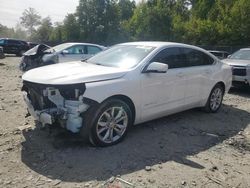 Chevrolet salvage cars for sale: 2020 Chevrolet Impala LT