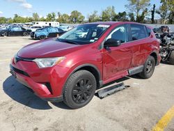 Toyota salvage cars for sale: 2018 Toyota Rav4 LE