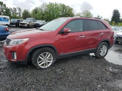 KIA Sorento salvage cars for sale: 2015 KIA Sorento LX