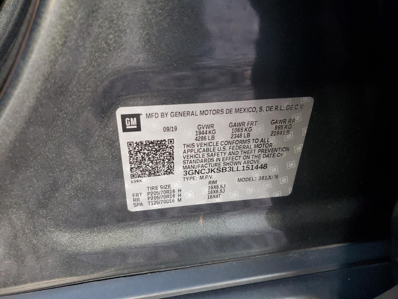 2020 Chevrolet Trax ls
