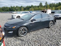 Chevrolet Malibu salvage cars for sale: 2019 Chevrolet Malibu RS