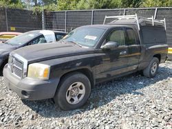 Salvage cars for sale from Copart Waldorf, MD: 2005 Dodge Dakota ST