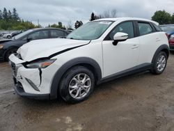 Salvage cars for sale from Copart Bowmanville, ON: 2016 Mazda CX-3 Touring