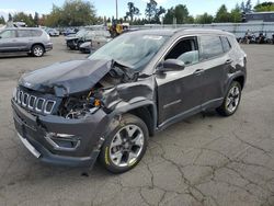 Jeep Compass salvage cars for sale: 2018 Jeep Compass Limited