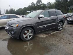 Jeep salvage cars for sale: 2015 Jeep Grand Cherokee Overland