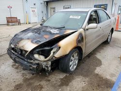 Toyota Camry salvage cars for sale: 2002 Toyota Camry LE