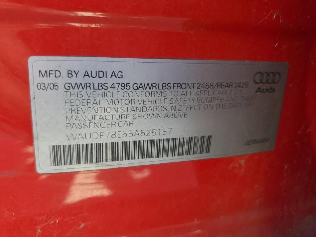 2005 Audi A4 2.0T Quattro