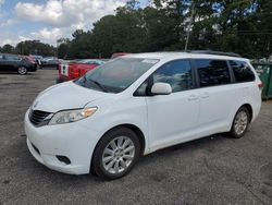 Toyota Sienna le salvage cars for sale: 2012 Toyota Sienna LE