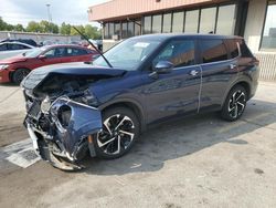 Mitsubishi salvage cars for sale: 2022 Mitsubishi Outlander SE