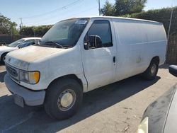 Ford salvage cars for sale: 1998 Ford Econoline E150 Van