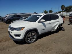 Jeep Compass salvage cars for sale: 2020 Jeep Compass Limited