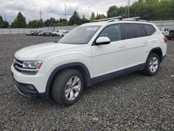 Volkswagen Atlas salvage cars for sale: 2018 Volkswagen Atlas SE