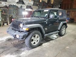 Jeep salvage cars for sale: 2021 Jeep Wrangler Sport