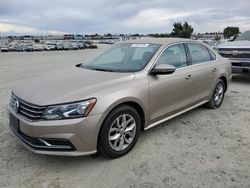 Volkswagen Passat salvage cars for sale: 2016 Volkswagen Passat S