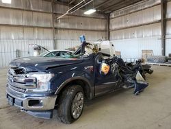 Ford f-150 salvage cars for sale: 2018 Ford F150 Supercrew