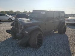 Jeep salvage cars for sale: 2018 Jeep Wrangler Unlimited Rubicon