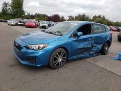 Subaru Impreza salvage cars for sale: 2017 Subaru Impreza Sport