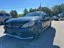 Mercedes-Benz c-Class salvage cars for sale: 2017 Mercedes-Benz C 43 4matic AMG