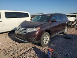 Toyota salvage cars for sale: 2011 Toyota Highlander Base