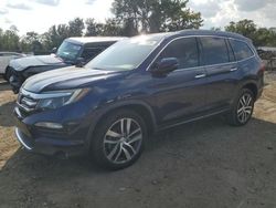 Honda Pilot salvage cars for sale: 2017 Honda Pilot Elite