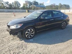 Honda Accord ex salvage cars for sale: 2016 Honda Accord EX