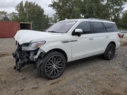 Lincoln Navigator salvage cars for sale: 2020 Lincoln Navigator Reserve