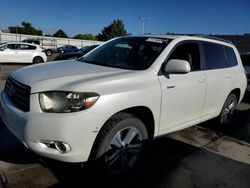 Toyota Highlander salvage cars for sale: 2008 Toyota Highlander Sport