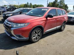 Mitsubishi Outlander salvage cars for sale: 2017 Mitsubishi Outlander ES