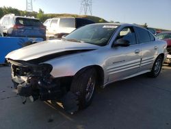 Pontiac Grand am salvage cars for sale: 2002 Pontiac Grand AM SE1