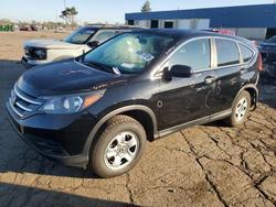 Salvage cars for sale from Copart Woodhaven, MI: 2014 Honda Cr-v lx