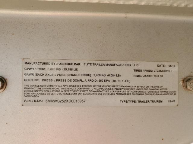2013 Elite Trailer 2013 Elite 36 FT-Trailer Other
